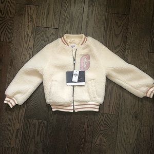 NWT Gap Kids Sherpa Jacket XS